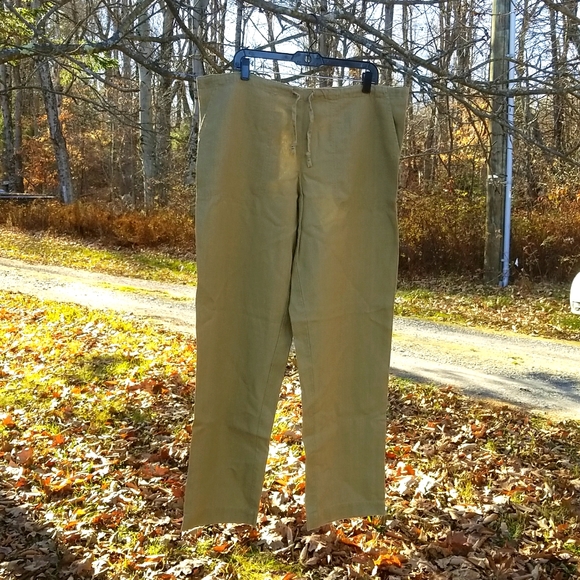 Patagonia Hemp Wide Leg - Drawstring Pants Lagenlook L - Picture 6 of 7